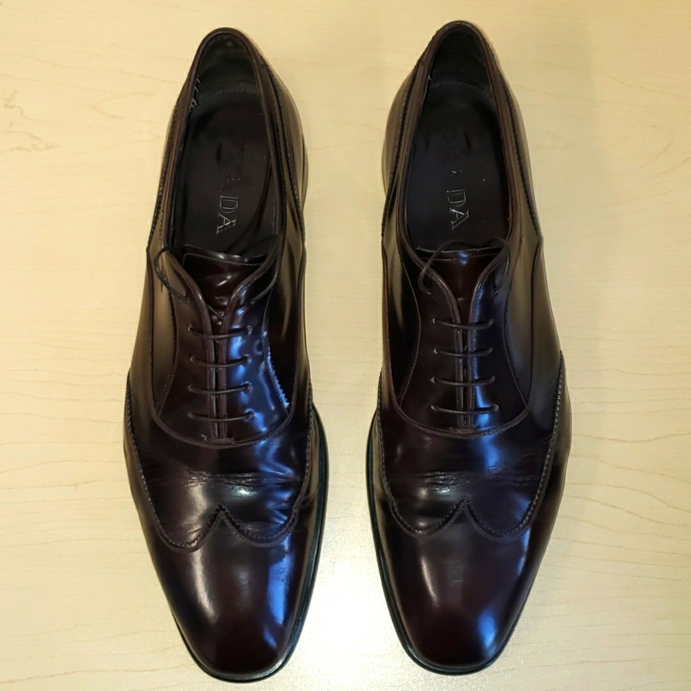 Prada Wingtip Oxford Shoes